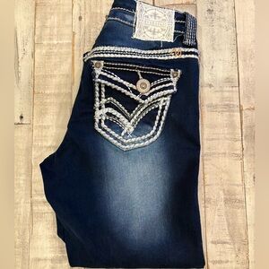 HYDRAULIC Stonewashed Capri Jeans Size 6